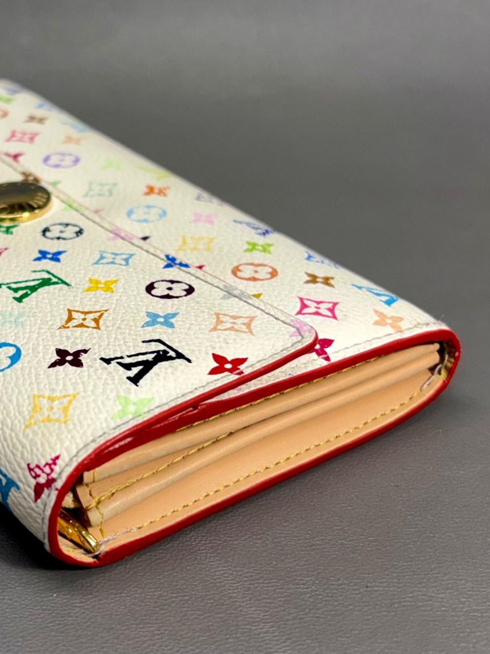 Louis Vuitton Murakami Sarah Wallet Multicolor Monogram Canvas - Picture 8 of 13